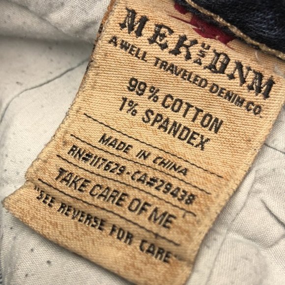 PREMIUM MEK DENIM ALDAN CIGARETTE SKINNY JEANS 27x32 ⭐️ - Picture 6 of 12